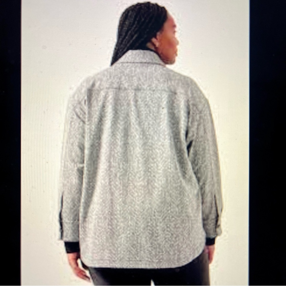 Athleta Textured Shirt Jacket - Size 3X - Picture 5 of 14